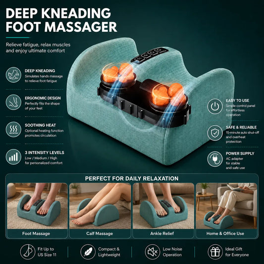Electric Foot Massager with Heat UAE - Kneading & Vibration Foot Relaxation Machine