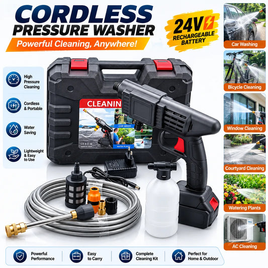 Cordless Pressure Washer UAE – Portable Rechargeable Car Washer