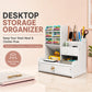 Desktop Organizer with Drawer UAE - Multifunctional Stationery & Cosmetic Storage Box
