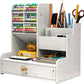 Desktop Organizer with Drawer UAE - Multifunctional Stationery & Cosmetic Storage Box