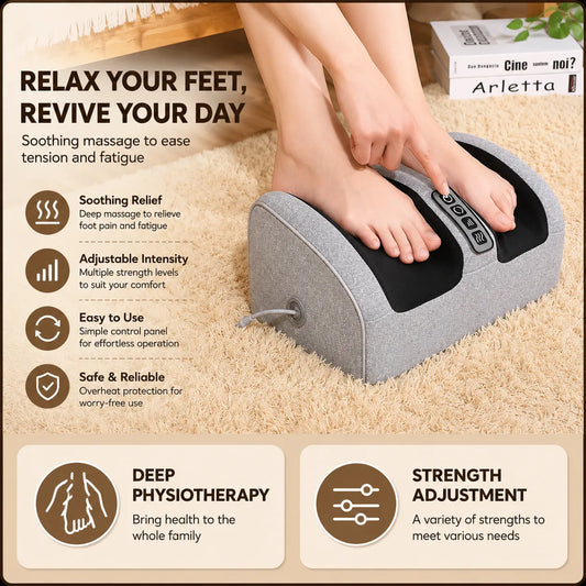 Electric Foot Massager with Heat UAE - Kneading & Vibration Foot Relaxation Machine