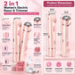 2-in-1 Women’s Electric Razor & Bikini Trimmer – Wet & Dry Rechargeable Shaver