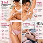 2-in-1 Women’s Electric Razor & Bikini Trimmer – Wet & Dry Rechargeable Shaver