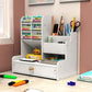 Desktop Organizer with Drawer UAE - Multifunctional Stationery & Cosmetic Storage Box