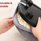 Plush Electric Foot Warmer Massager UAE - Heated Grey Foot Cushion with Vibration