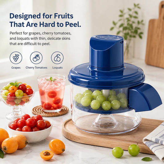 Automatic Grape & Cherry Tomato Peeler UAE - Electric Small Fruit Skin Remover Machine
