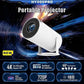 Smart Mini Android Projector UAE - 180° Rotating WiFi 6 Portable Home Cinema Projector