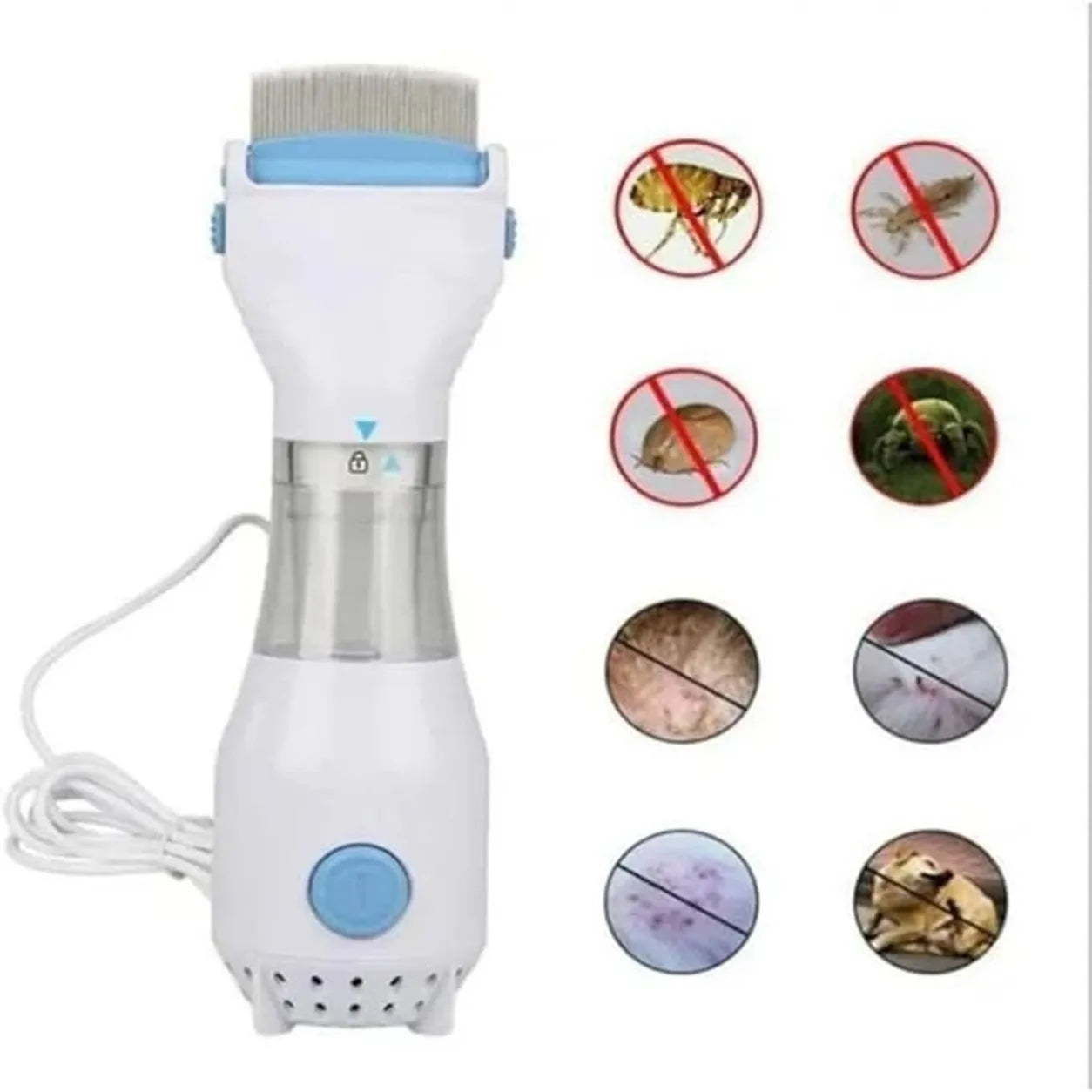 Electric Head Lice Remover Comb with Suction - Chemical-Free Lice & Nit Removal Tool UAE