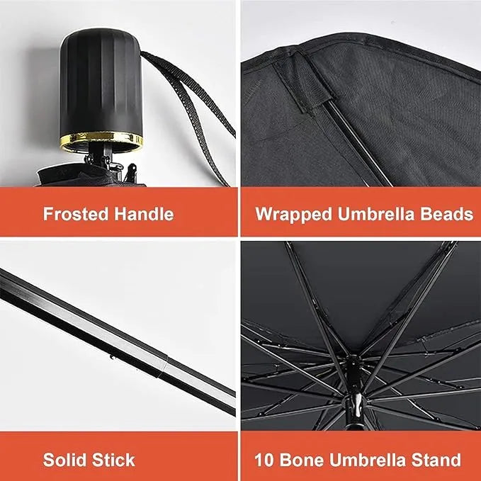 Car Windshield Sun Umbrella – Foldable UV Protection Sunshade for Cars
