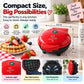 Electric Mini Waffle Maker – Compact 4" Non-Stick Breakfast Maker