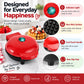 Electric Mini Waffle Maker – Compact 4" Non-Stick Breakfast Maker