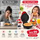 Electric Mini Waffle Maker – Compact 4" Non-Stick Breakfast Maker