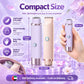 2-in-1 Women’s Electric Razor & Bikini Trimmer – Wet & Dry Rechargeable Shaver